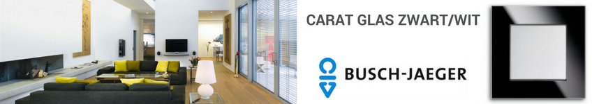 Carat glas Zwart/Wit