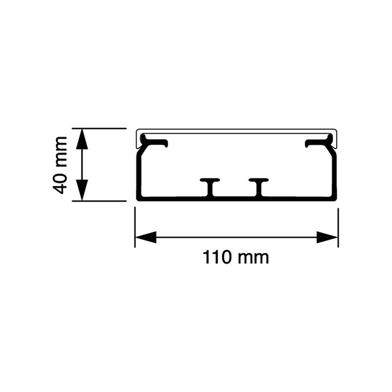 Attema KK 110x40 KG 110x40 kabelkoker grijs (ral 7030)