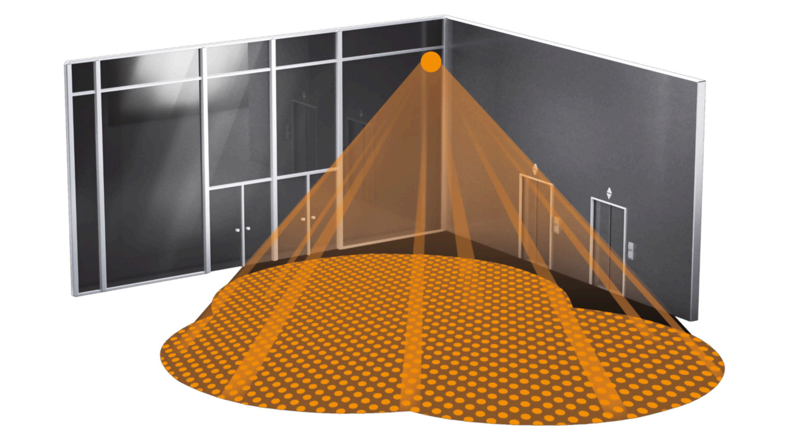 Steinel Bewegingsmelder is 3360 rond PF inbouw