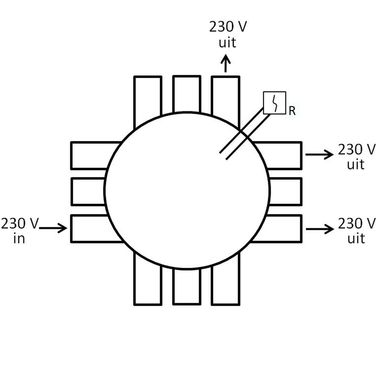 Attema Stekerbare centraaldoos rookmelder