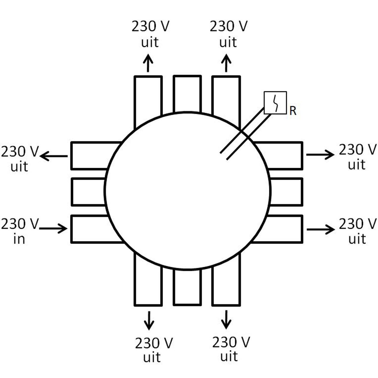 Attema Stekerbare centraaldoos rookmelder