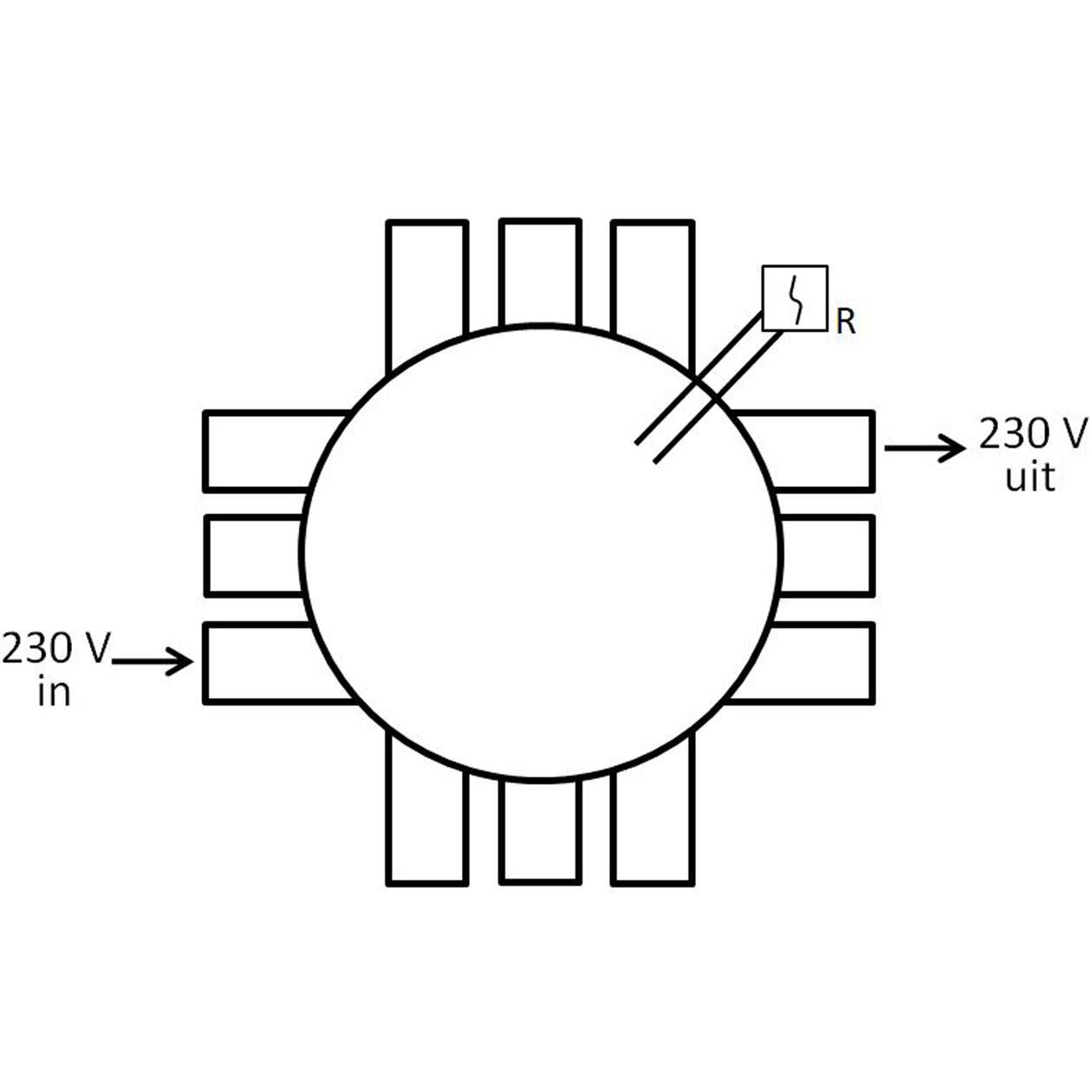Attema Stekerbare centraaldoos rookmelder