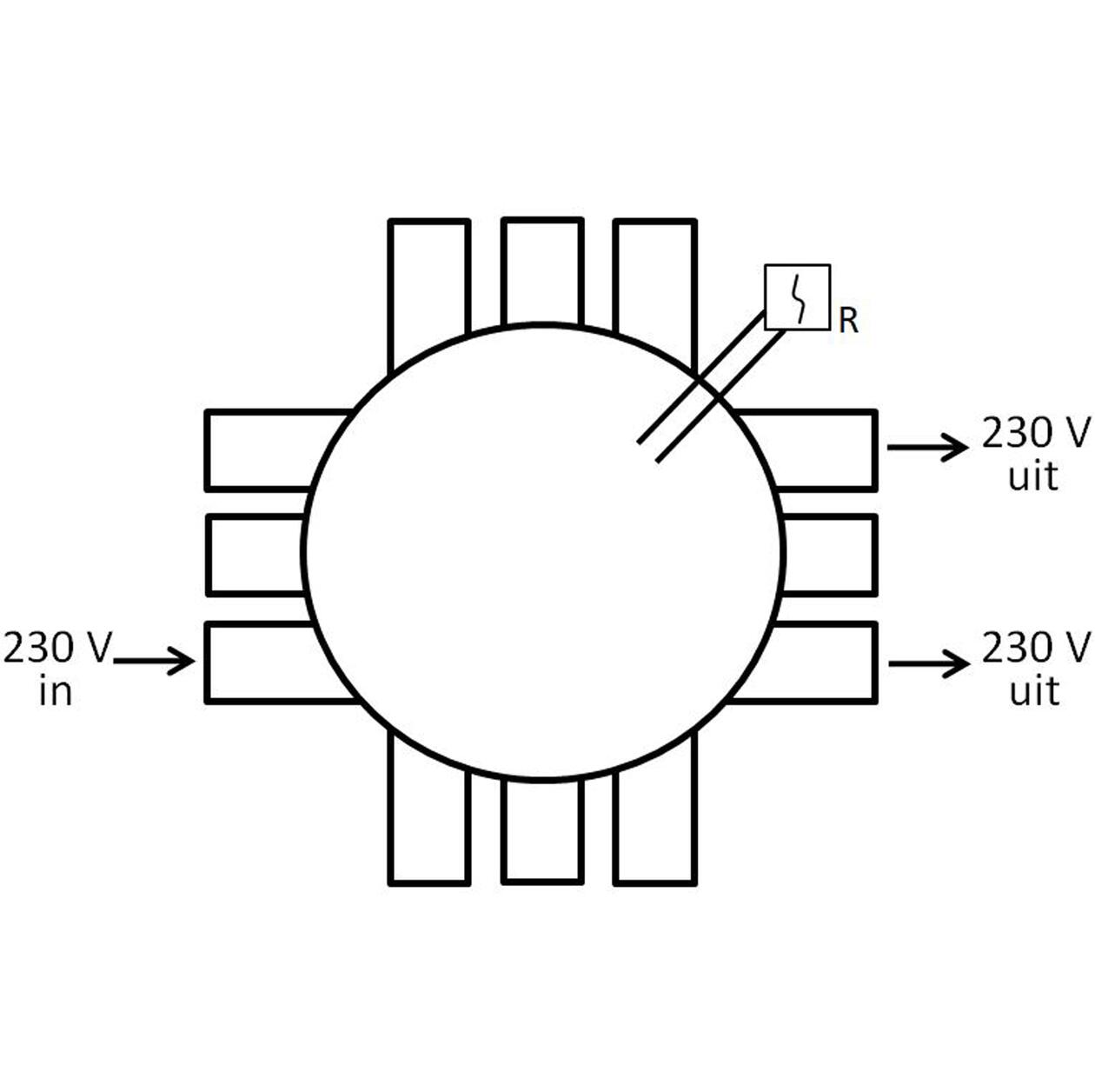 Attema Stekerbare centraaldoos rookmelder