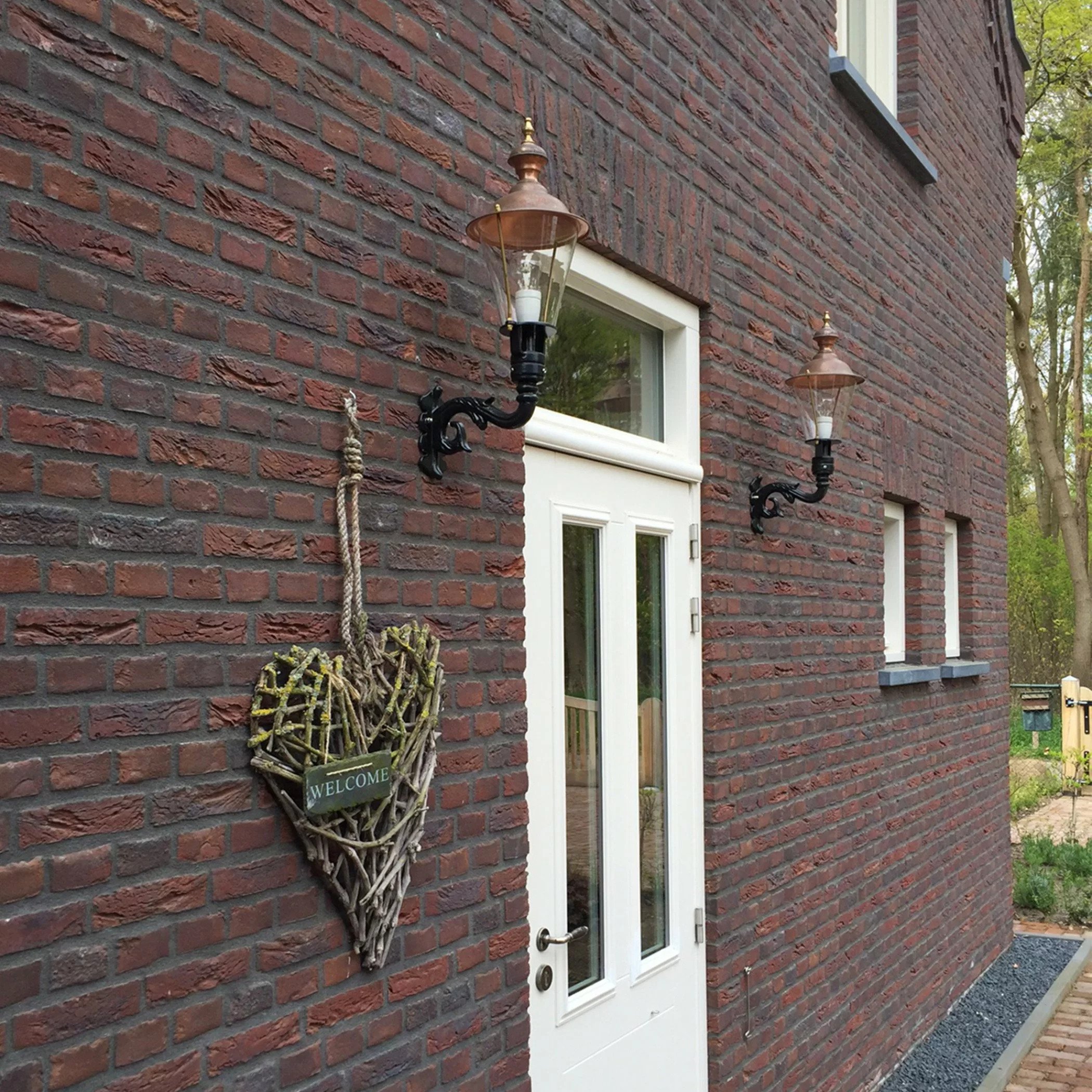 KS Verlichting hoorn armatuur e27 led 2000-4000K 60W 550MM ip44 Antraciet