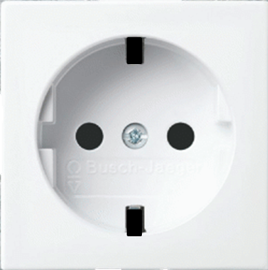 ABB Busch-Jaeger Balance SI centraalplaat met kinderveilig alpinwit