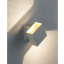 Paulmann LED-wandlamp Cybo IP65 hoekig 100x100mm 2700K 2x3,5W 355lm / 355lm 230V Wit Aluminium