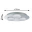Paulmann LED-plafondlamp Doradus 3000K 3x254lm 230V 3x4,7W Chroom
