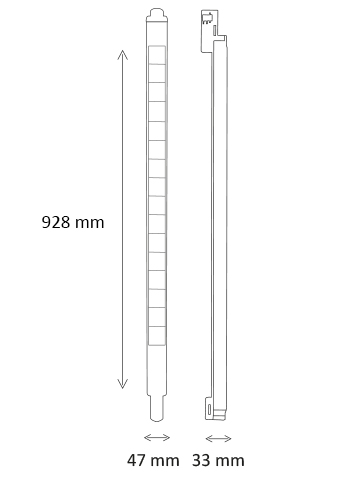 Interlight Led tracklights spot led 3326LM 4000K 29W ip20