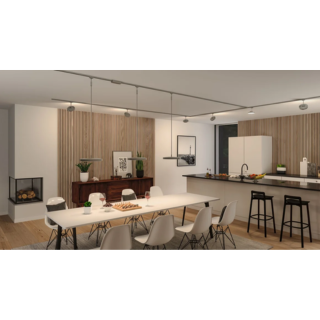 Paulmann URail Railadapter Smart Home Zigbee 3.0 Dimm/Switch 155x56mm Chroom mat