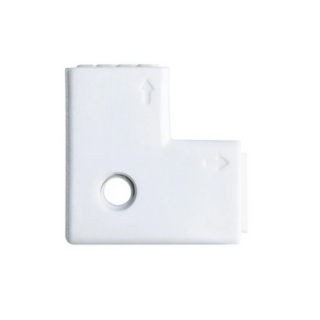 YourLED Verbindingen Hoekstuk 23x23mm max. 60W Wit/Zwart