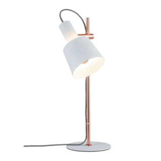 Paulmann Neordic LED-tafellamp Haldar E14 max. 20W Wit/Koper mat Metaal