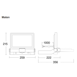 Steinel Xled one XL spot led 4400LM 3000K 43,5W ip44