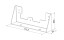 SG Lighting view legplank/kastbeugel wit