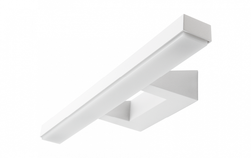 SG Lighting view legplank/kastbeugel wit