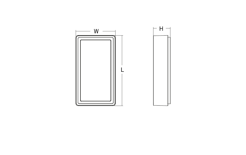 SG Lighting frame mini armatuur led 3000K 6W 480LM 240MM ip66