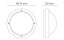 SG Lighting primo armatuur led 3000K 11,5W 840LM 270MM ip65
