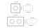 SG Lighting cube lux spot led 1080LM 2700K 7W ip21