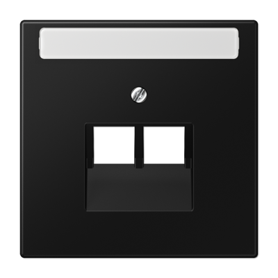 Jung LS range onderdeel/centraalplaat uae/iae kunststof zwart