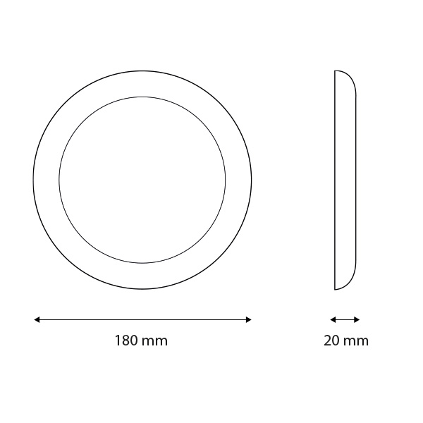Interlight LED Downlights Led Next multi downlight 18/25W 3.000/4.000/6.000K ip44