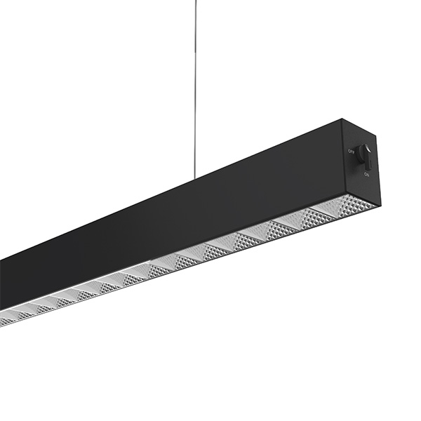 Interlight LED Linear Led Orion linear 85° zwart 29W 3.000K up/down dimbaar