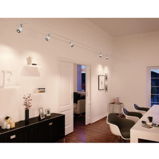 Paulmann LED-kabelsysteem TubeLED Basisset 5x150lm 5x4W 2700K 230/12V Wit/Zwart/Chroom