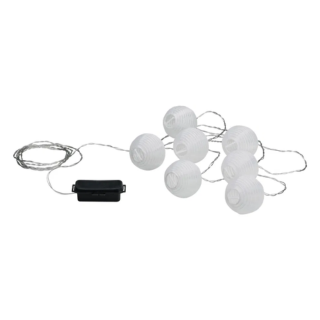 Paulmann Lichtketting Accu Lampion IP44 3,6m 3000K Wit