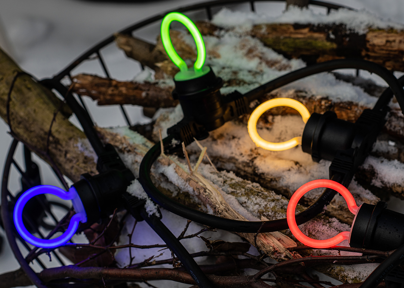 Bailey LED Party bulb Led Neon G45 e27 2W rood