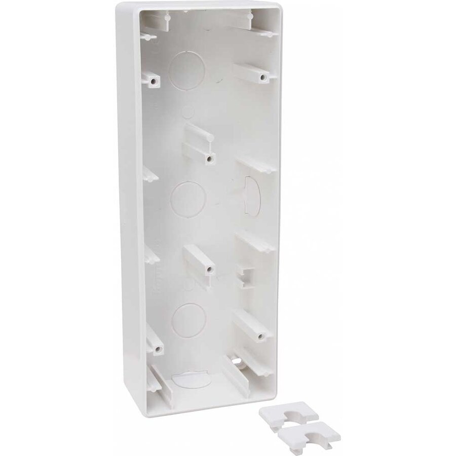 Kopp HK 02 HK02 - opbouwdoos 3-voudig arctic wit