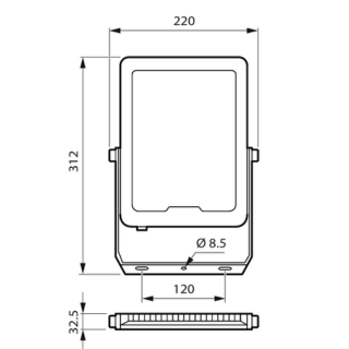 Philips Ledinaire BVP165 Led120/840 psu 100W SWB ce