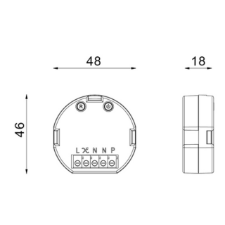 SG Leddim Smart pill micro wit zonder aansluitdoos SG Leddim Smart pill micro wit zonder aansluitdoos