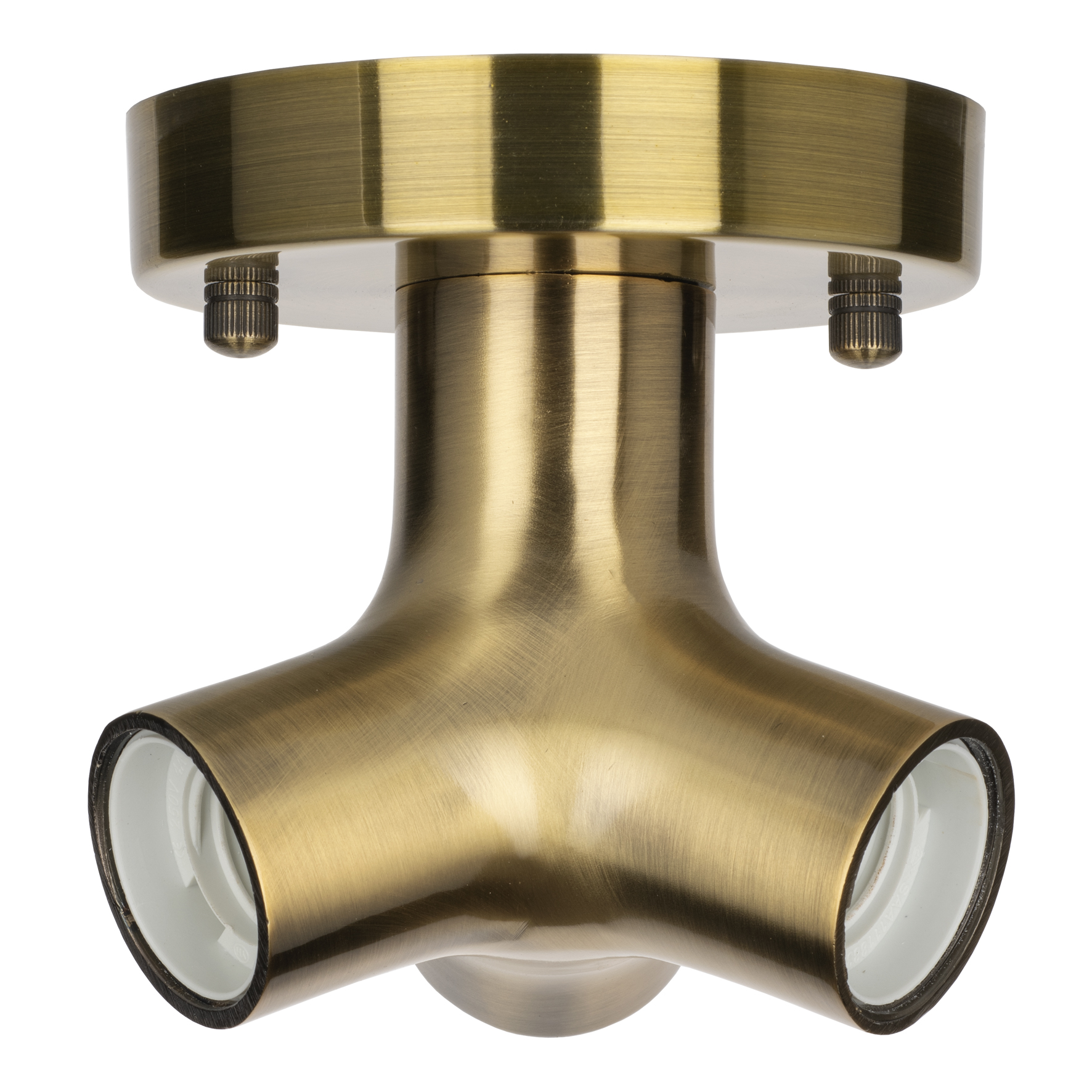 Bailey BaiLum ceiling/wall Plafond / wandlamp metaal trio e27 brons antiek