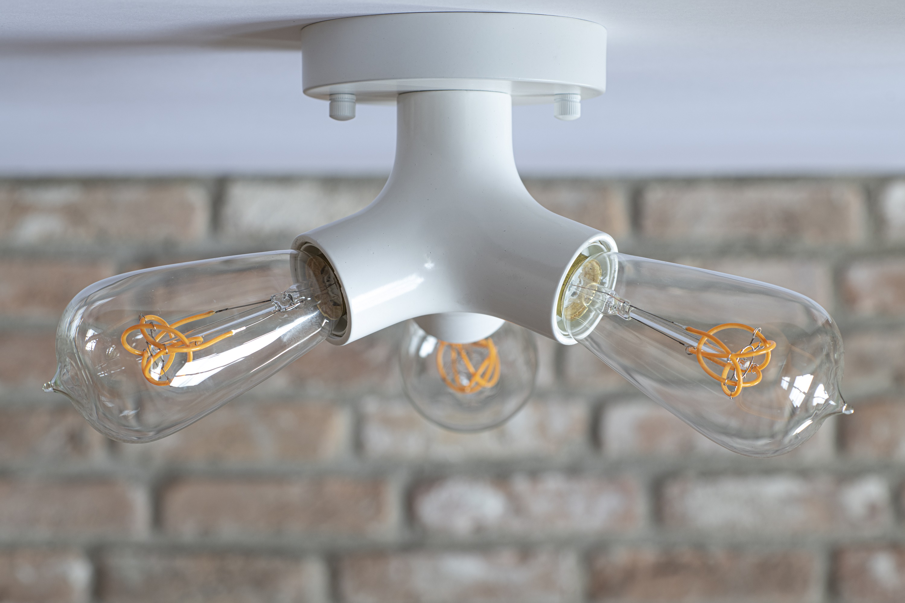 Bailey BaiLum ceiling/wall Plafond / wandlamp metaal trio e27 wit