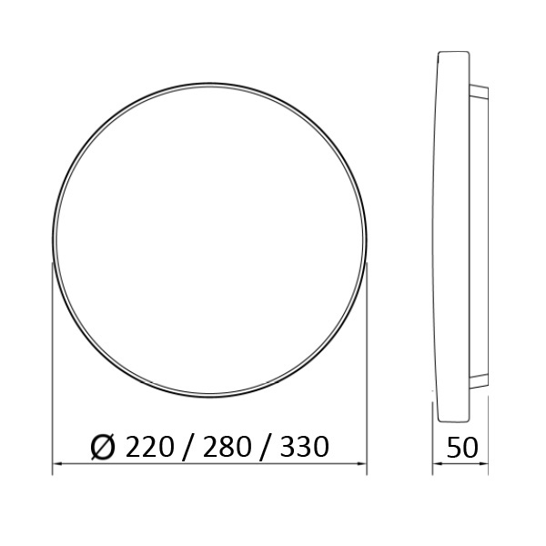 Interlight EDGE CEIL LIGHT SENS 15W Interlight EDGE CEIL LIGHT SENS 15W