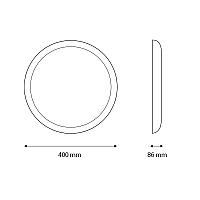 Interlight Dream Sirius Led Dream sirius 25W 3.000/4.000/5.700K 400MM zwart