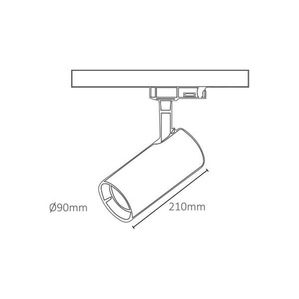 Next Multi spot 21/30W 45° 3.000/4.000/5.700K zwart Next Multi spot 21/30W 45° 3.000/4.000/5.700K zwart