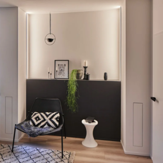 Paulmann LED Strip profiel Square 1m Zwart Paulmann LED Strip profiel Square 1m Zwart