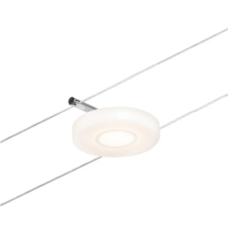 Paulmann  CorDuo LED-kabelsysteem DiscLED Basisset 5x200lm 5x4,5W 3000K 230/12V Chroom mat/Chroom