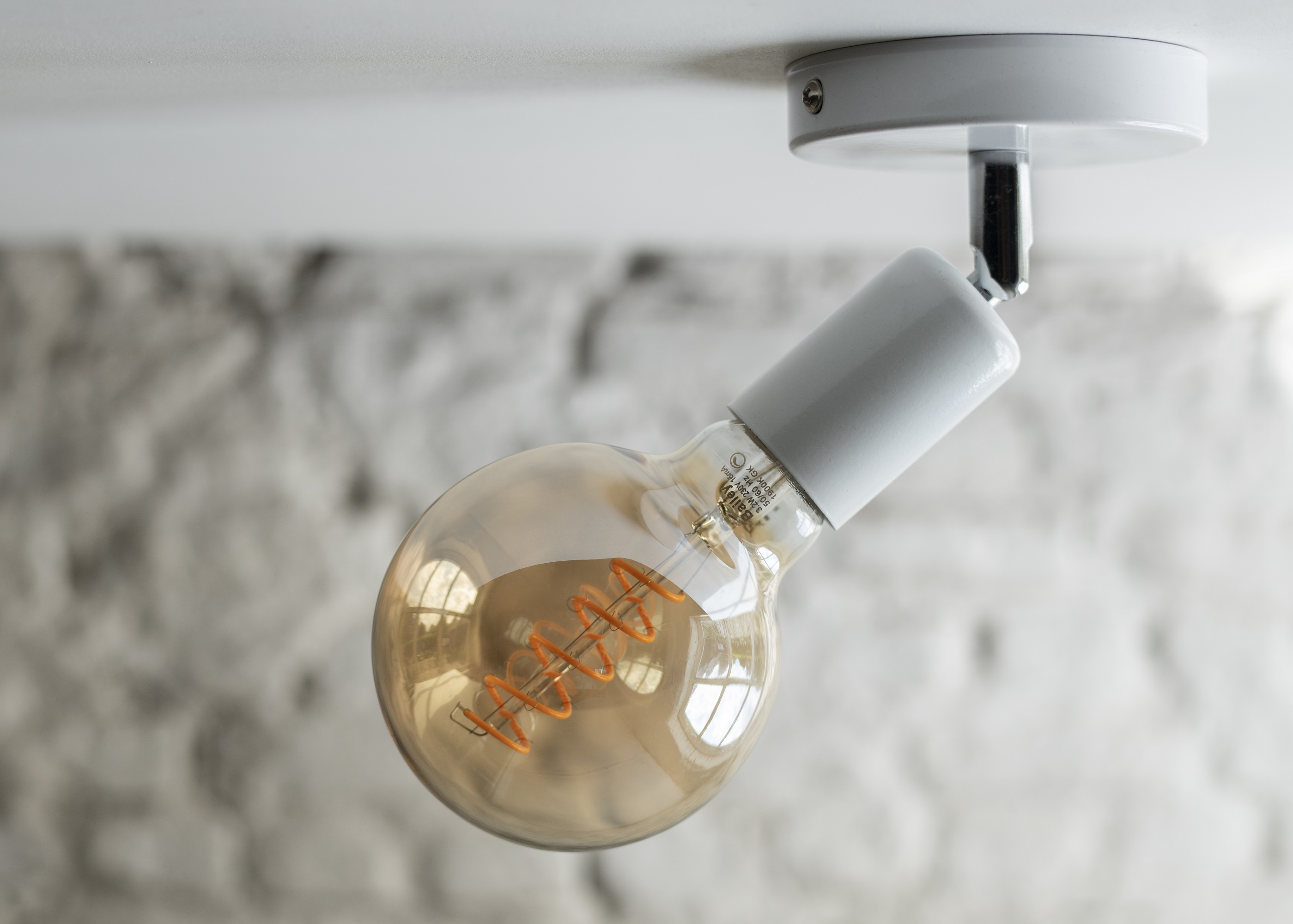 Bailey BaiLum ceiling/wall Plafond / wandlamp metaal L e27 wit