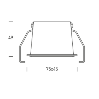HOFFLIGHTS PLAFONDVERLICHTING 1.1012.0112 italy4 2x2w 3K 45° W/ZW