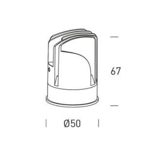 Hofflights downlight | 1.1122.0214 malta 8W 4K 740LM