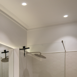 Hofflights plafondinbouw verlichting | 1.1120.8108 malta rond ip20 wit ZND led