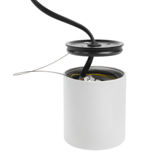 Hofflights plafondopbouw verlichting | 1.2000.1212 nepal rond 7W 3K 24° zwart/messing