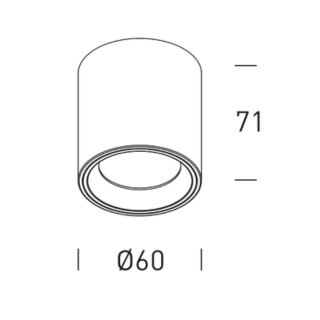 Hofflights plafondopbouw verlichting | 1.2000.1212 nepal rond 7W 3K 24° zwart/messing