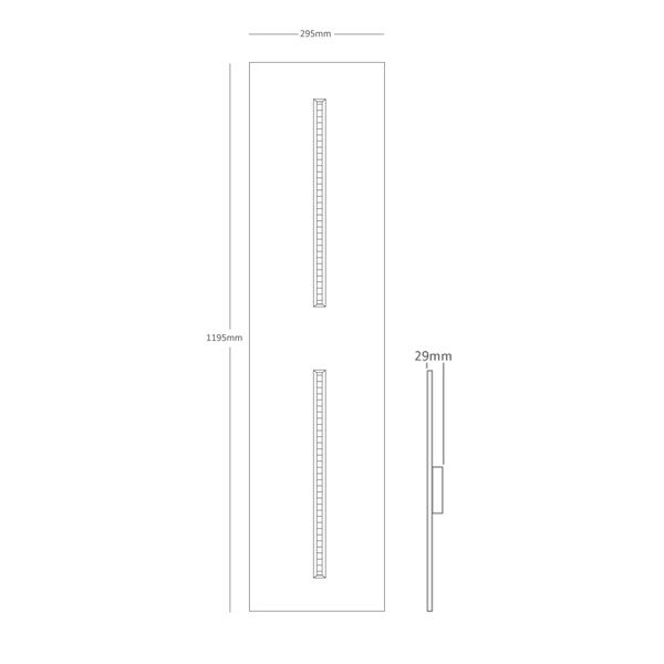 Interlight ORION PAN 28W 1195 WIT 3K