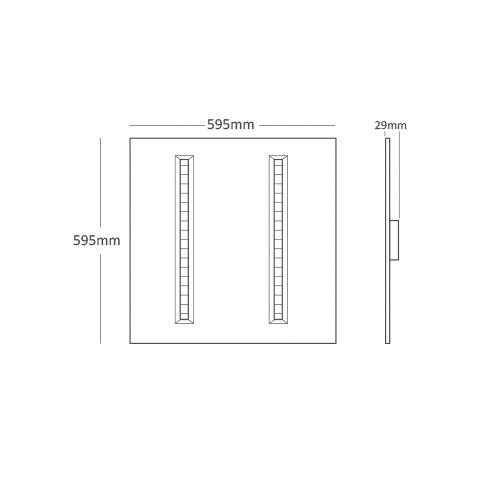 Interlight ORION PAN 28W 595 ZW 3K