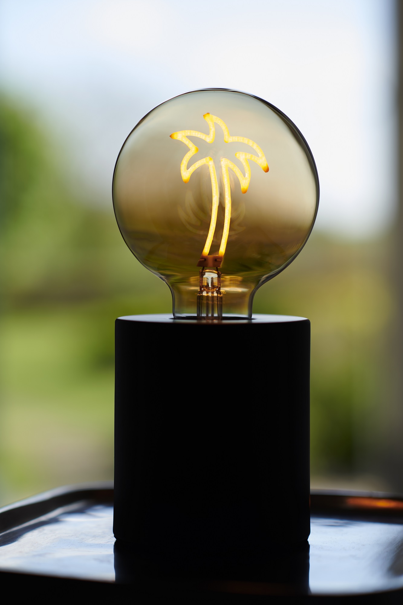 Bailey Effects by Bailey lights Led Silhouette palm G95 e27 dim 2W 90LM 920 goud