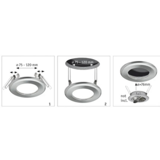 Paulmann Adapter for mounting diameter of 75-120MM