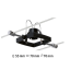 Paulmann Kabelsysteem Mac II Losse spot GU5,3 max. 10W dimbaar 12V Zwart mat
