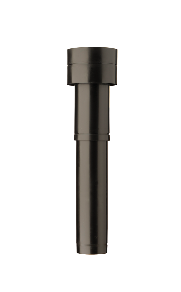 Ventub Dakdoorvoer 125 1020 MM zwart