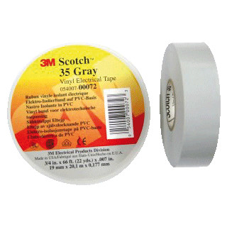 3M ELECT.TAPE 19X20 GY